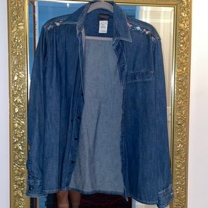 Versace jeans beaded denim small vintage jacket